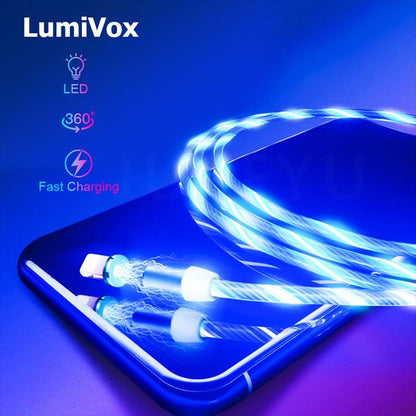 Lumivox™ -Cross-Device LED-Ladekabel (3 in 1)