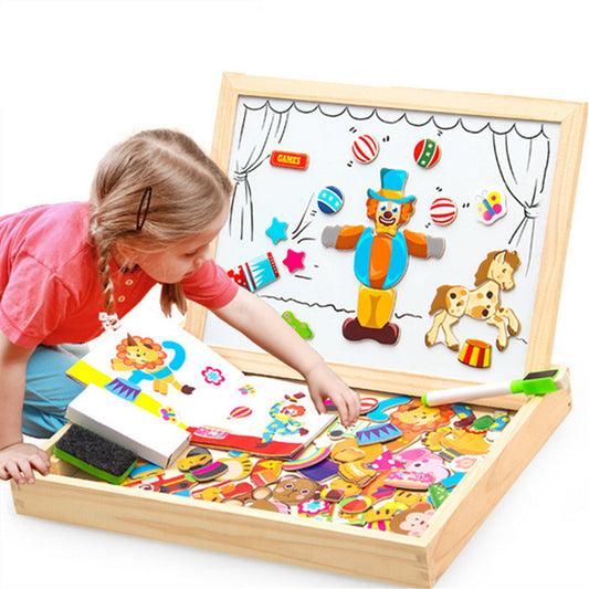 Educational Wooden Magnetic Puzzle