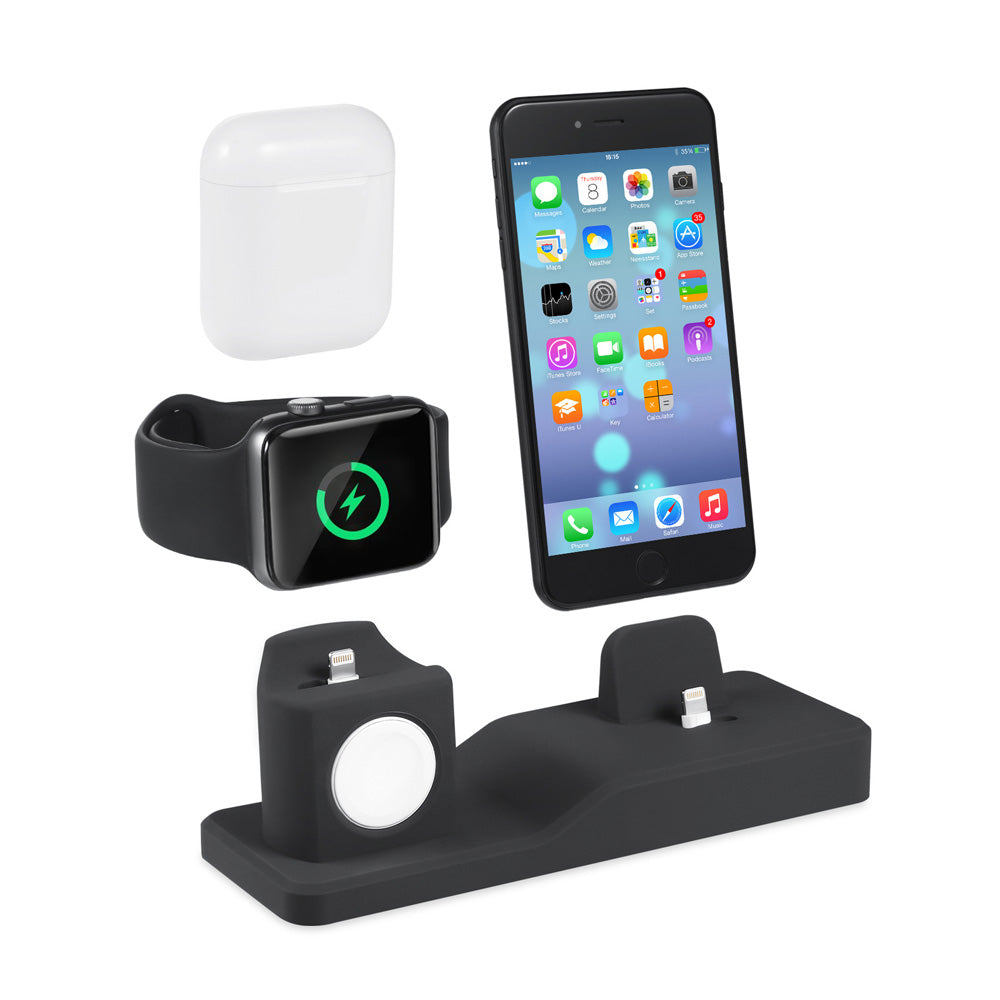 Base de carga para iPhone, Apple Watch y Airpods (3 en 1)